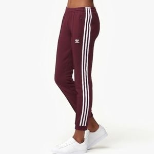 ADIDAS Originals Maroon Track Pants